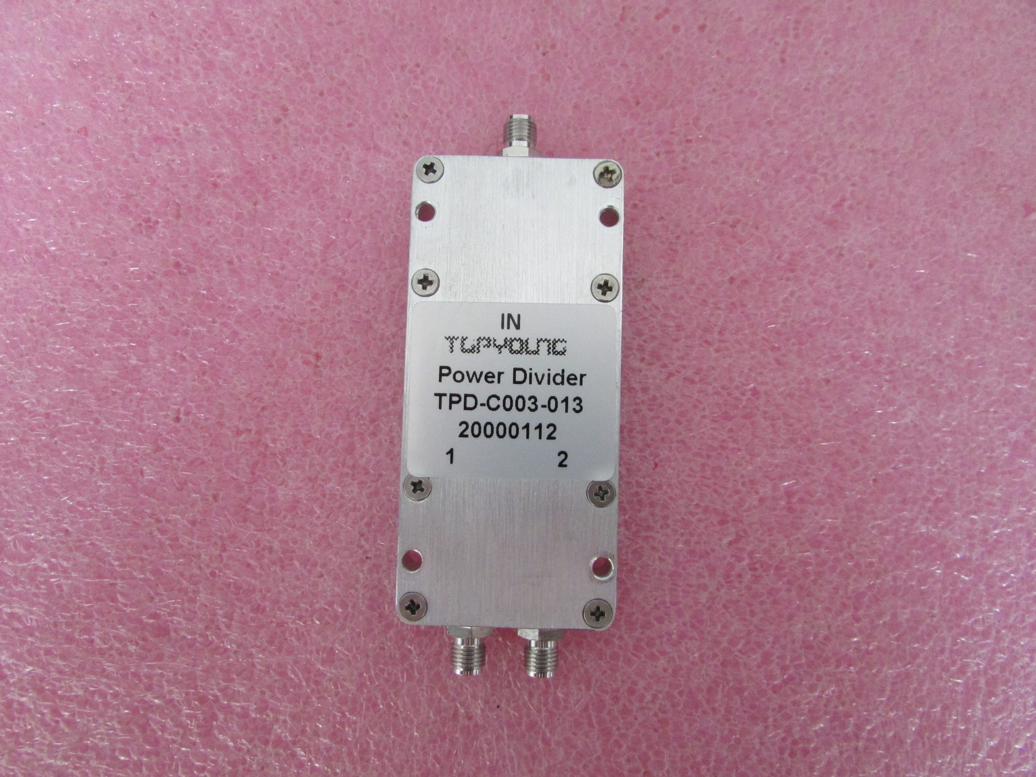 5-4ghz sma 射频同轴一分二功率功分器