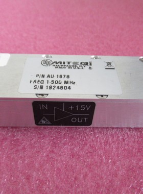 MITEQ AU-1678 1-600MHz 52dB NF:1.4dB 19dBm 射频低噪声放大器