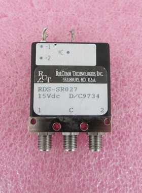 RCT RDS-SR027 DC-18GHz SMA 15V 300W 单刀双掷 射频同轴开关