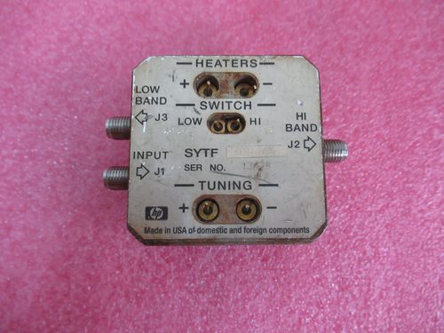 HP1.7-18GHzYIG带通滤波器