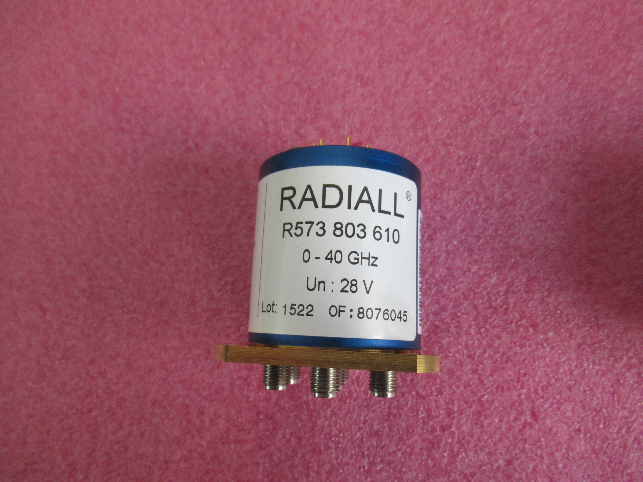 RadiallR57380361040G同轴开关