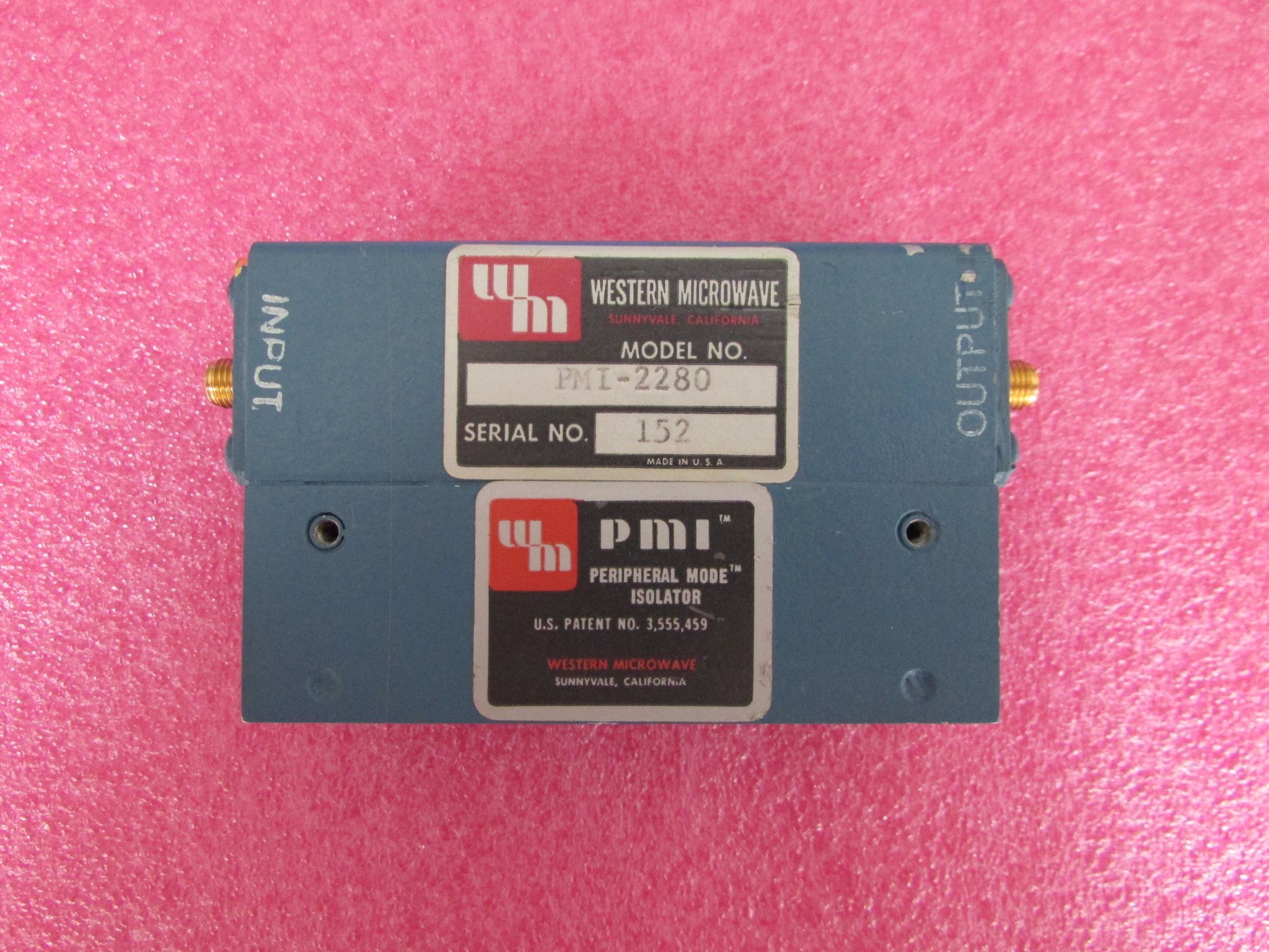 PMI-22802-10GHz超宽带隔离器