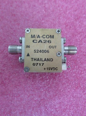 M/A-COM进口 10-1700MHz 20dB增益 15dBm功率 SMA 射频微波放大器