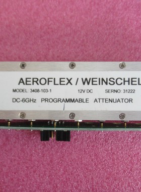 Weinschel 3408-103-1 DC-6GHz 103dB 1dB步进 1W 程控步进衰减器