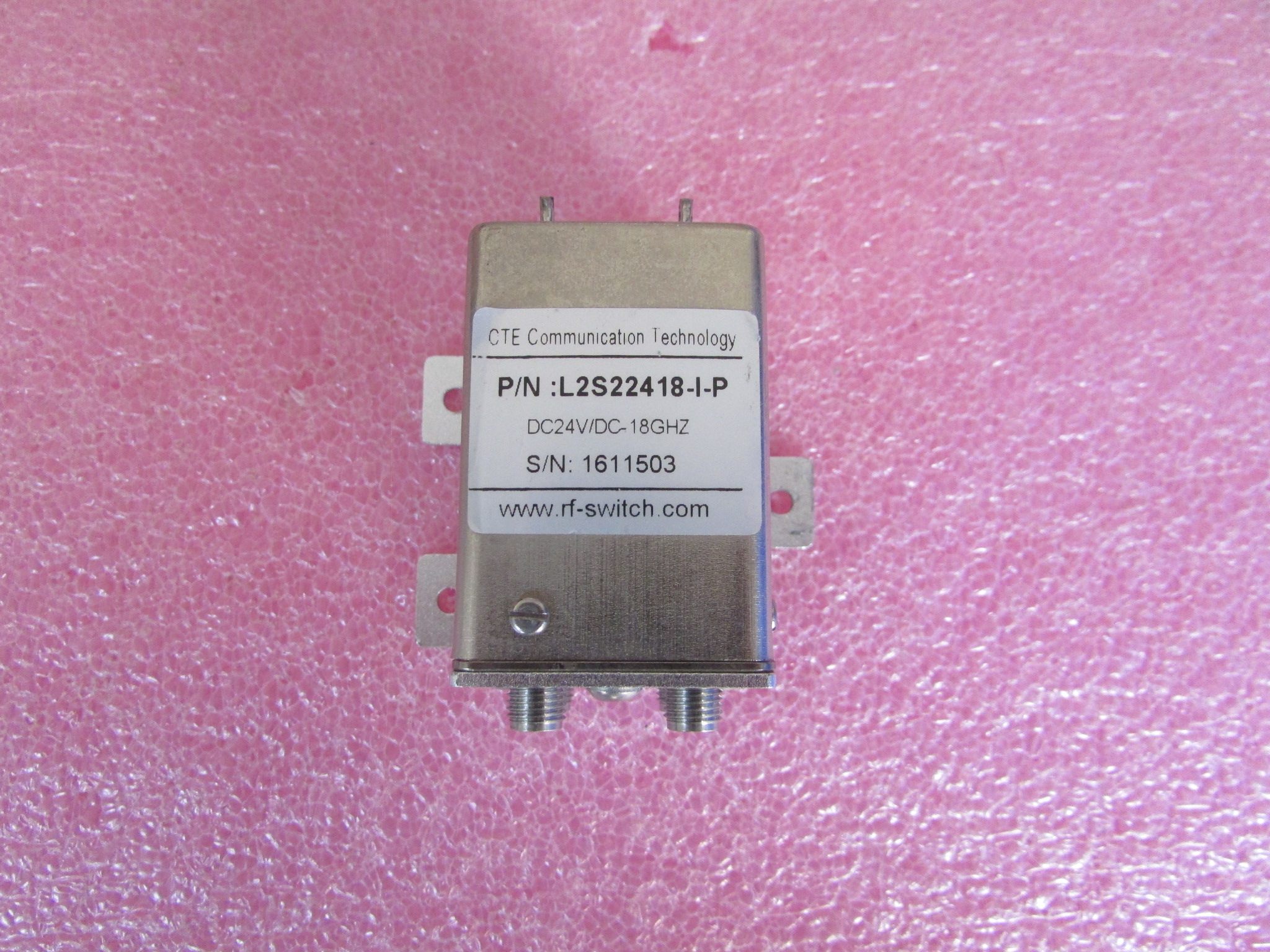 cte l2s22418-i-p02s0218ghz 24v 200w dbdp射频同轴双刀双掷开关