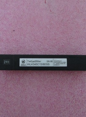 WI WLK345C13/80SS DC-345MHz SMA 射频 微波 同轴 低通滤波器