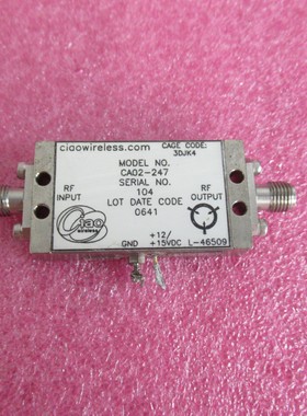 Ciaowireless进口 443-2455MHz 30dB 30dBm功率 射频 功率放大器