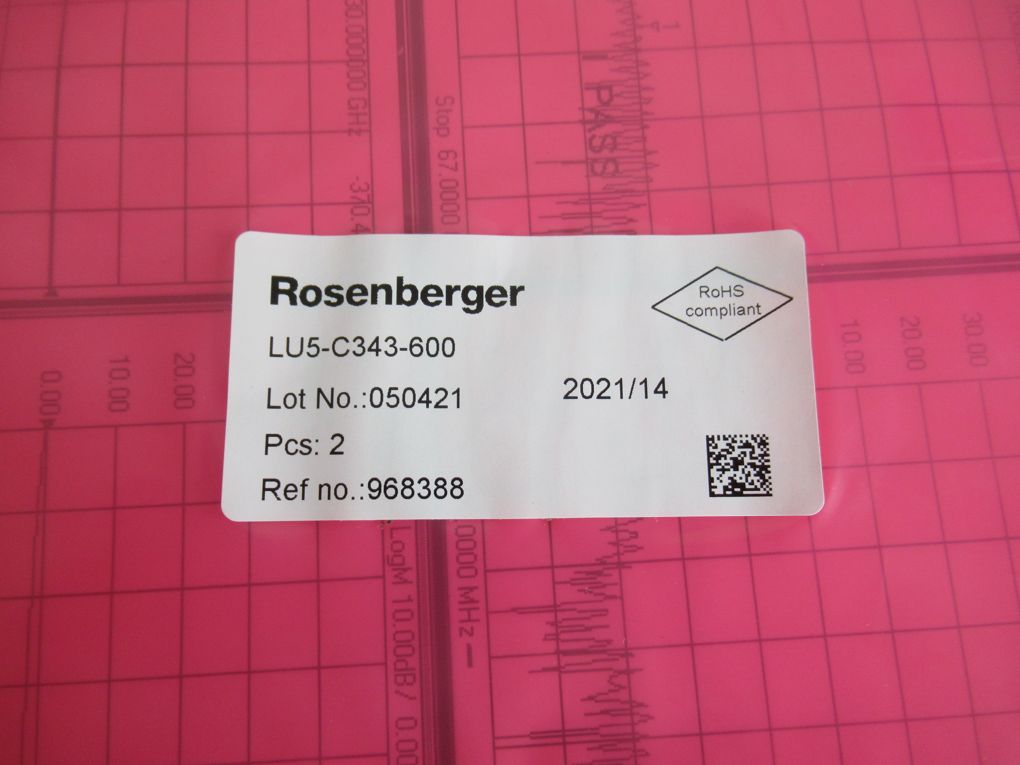 频测试电缆DC-67GHz60cm