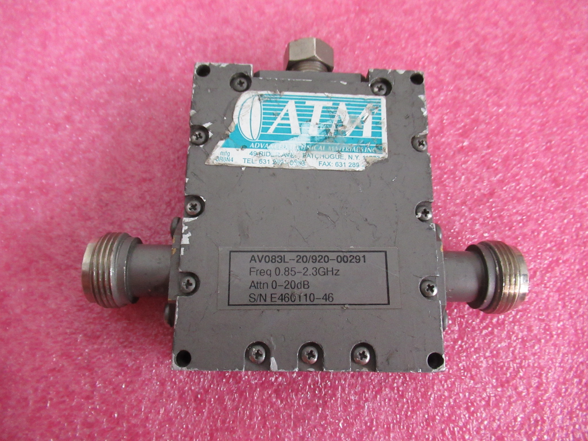 900-13000MHz20dB连续可调衰减器