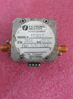 FILTRONIC进口 FD3012 2-18GHz SMA接头 射频微波YIG滤波器