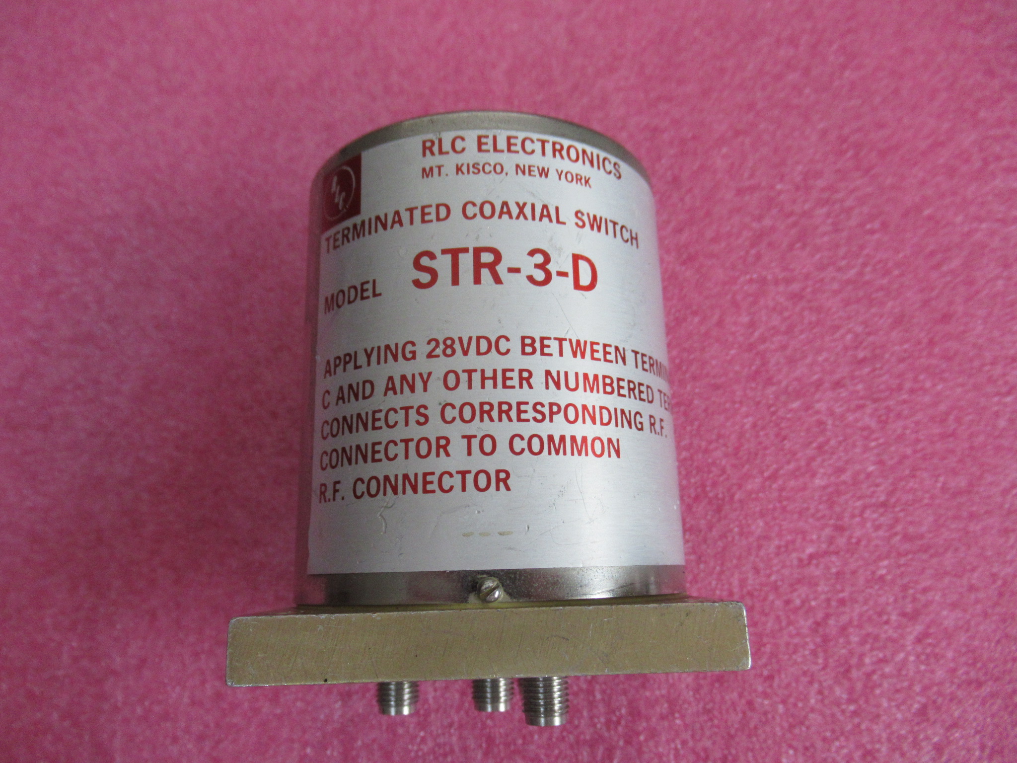 RLC STR-3-D同轴开关DC-18GHz