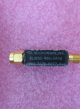 K&L进口 5L1B30-950-OP/O SMA DC-950MHz 射频微波同轴低通滤波器
