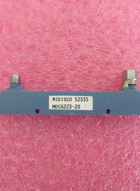MIDISCO进口MDC6223-20 0.5-1GHz 20dB SMA射频同轴定向耦合器