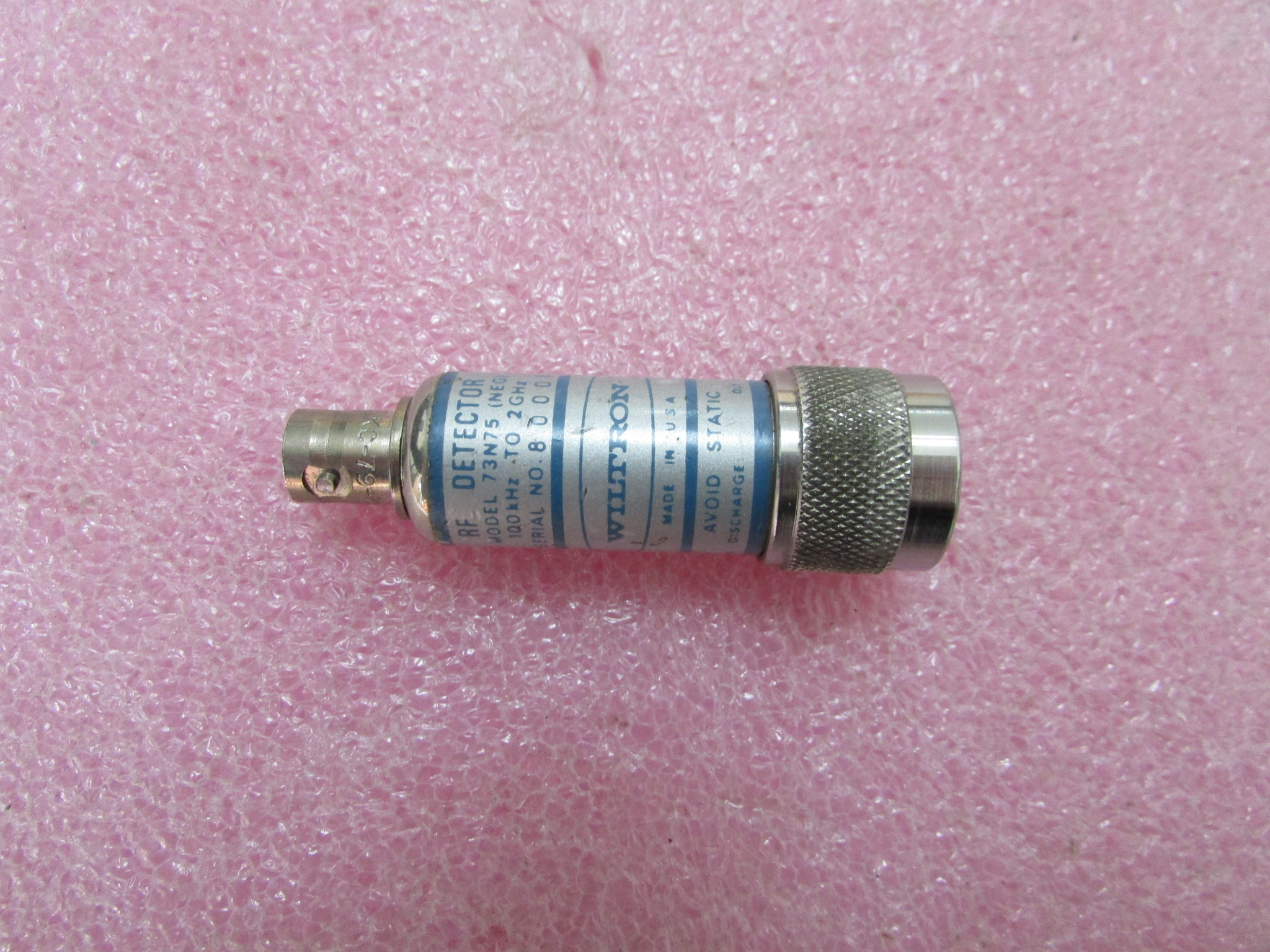 WILLTRON 73N75 100KHz-2GHz 75欧姆 射频微波 同轴检波器