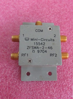 MINI进口 ZFSWA-2-46 DC-4.6GHz SPDT SMA接头 射频微波同轴开关
