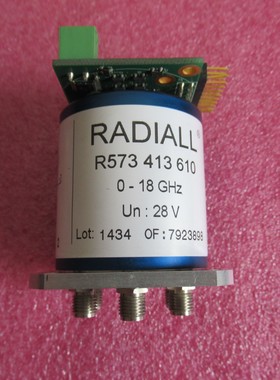 Radiall R573413610 DC-18GHz 28V SMA母 SP6T 射频微波同轴开关