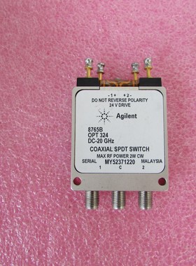 8765B Agilent DC-20GHz SPDT SMA 24V 射频单刀双掷同轴开关