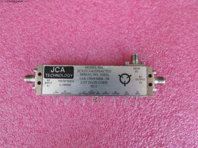 JCA进口  8-12GHz 30dB 22dBm SMA 射频 微波 AGC 放大器 组件