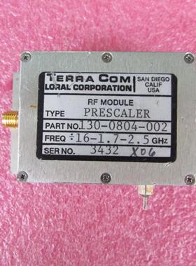 130-0804-002  16-1.7-2.5ghz SMA接头  RF MODULE PRESCALER