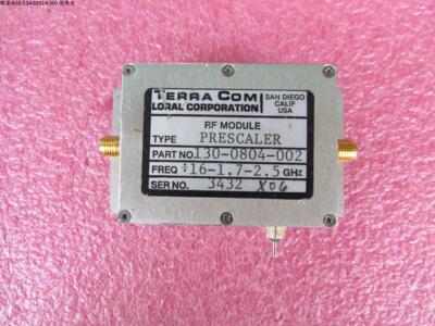 130-0804-002  16-1.7-2.5ghz SMA接头  RF MODULE PRESCALER