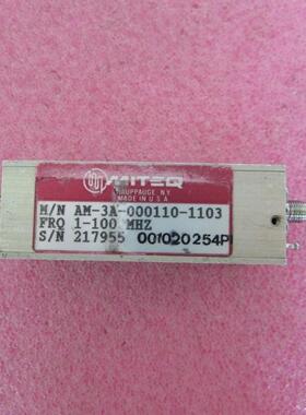 MITEQ AM-3A-000110 500KHz-1000MHz 38dB SMA 射频 低噪声放大器