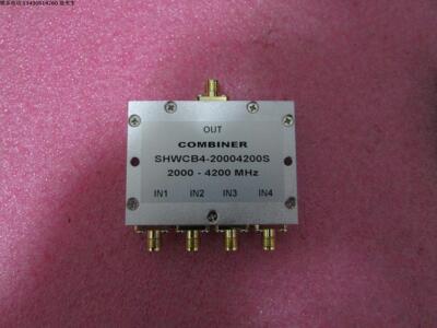 2000-4200MHz 10W SMA RF 射频同轴4路 四合一合路器  可定做