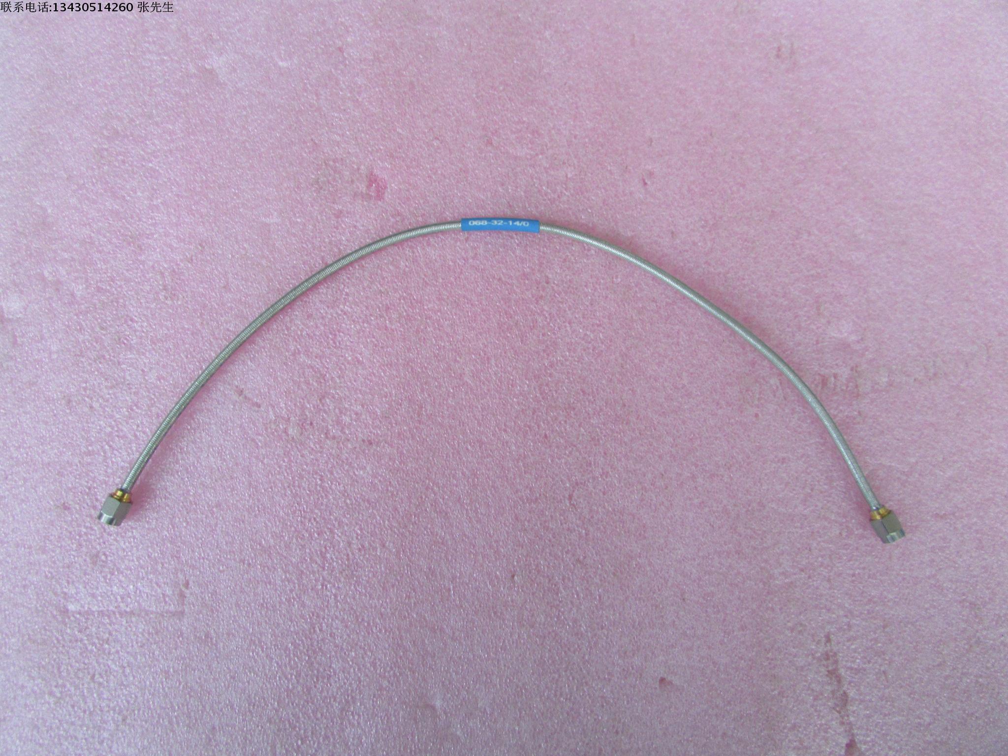 进口 DC-26.5GHz SMA双公 35CM 射频微波同轴电缆跳线 型号：068-32-14/0 频率范围：DC-26.5GHz    接头：SMA公-SMA公 长度：35CM