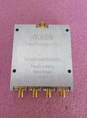 WOKEN  0120A04056002D 0.5-6GHz 35W一分四射频微波同轴功分器