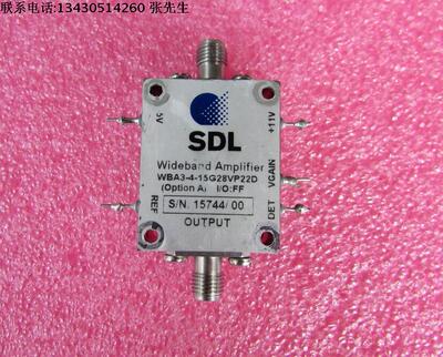 SDL进口 20KHz-12.4GHz 25dB 22dBm SMA  射频微波超宽带放大器