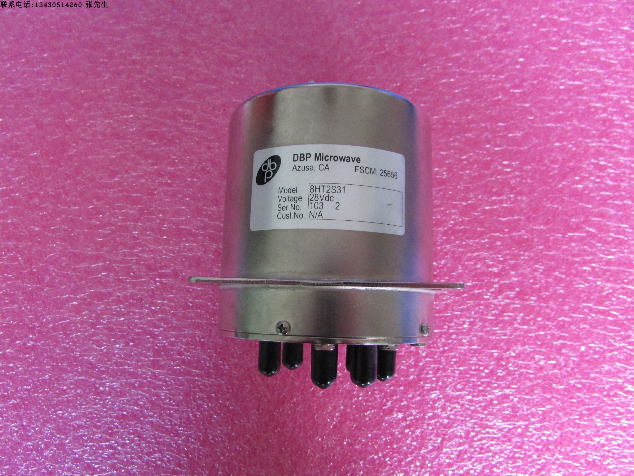 ducommun 8HT2S31 SP8T DC-18GHz 450W 28V TTL控制射频开关