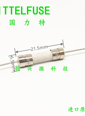 021506.3MXEP 力特5*20陶瓷保险丝 6.3A 延时 T6.3AH250VP 带引脚