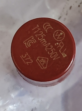 37201250001 进口力特 372 圆柱形保险丝管 T125mA 250V TR5 延时