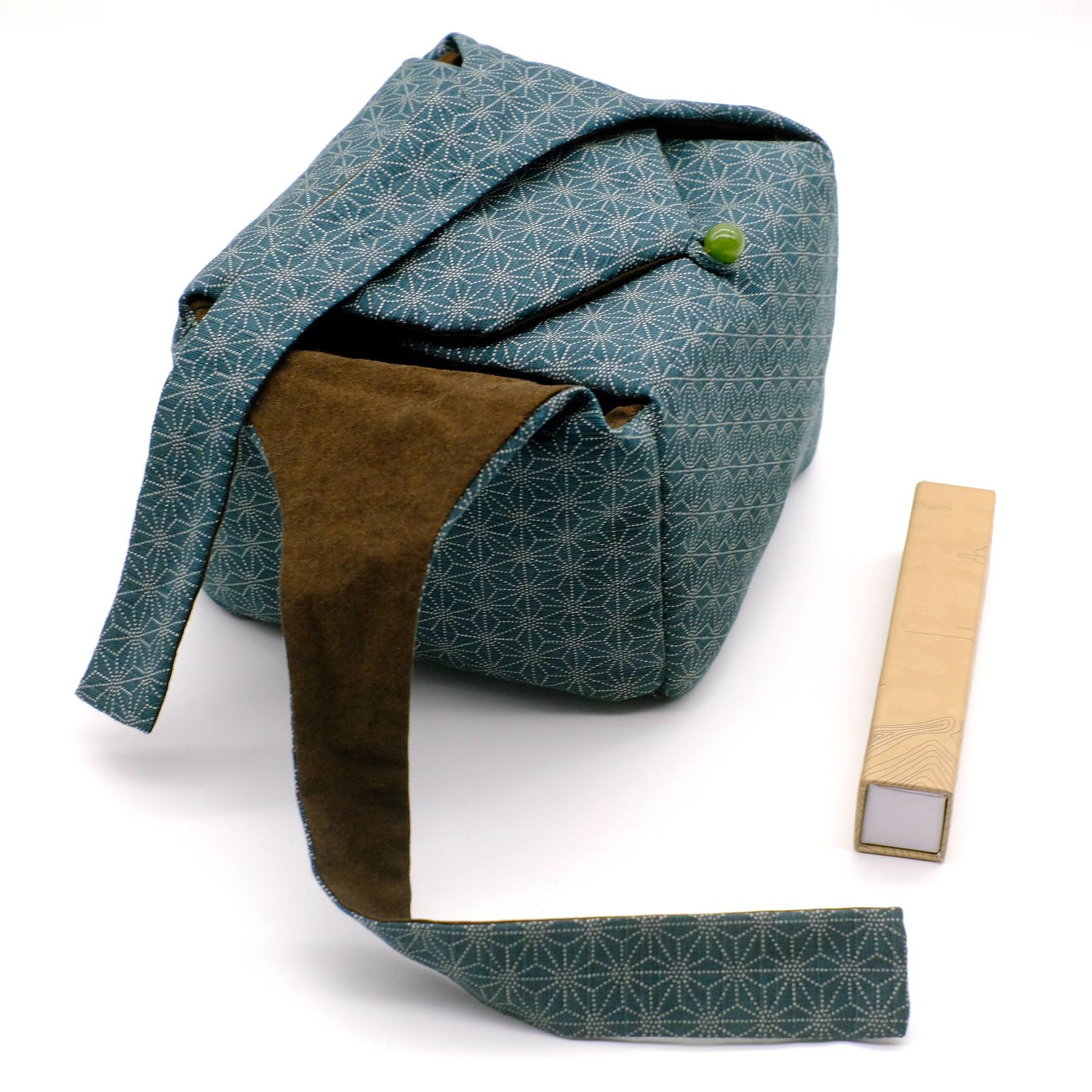 茶事包纯棉先染布面料功夫茶具收纳袋茶具套装收纳便携茶具收纳包