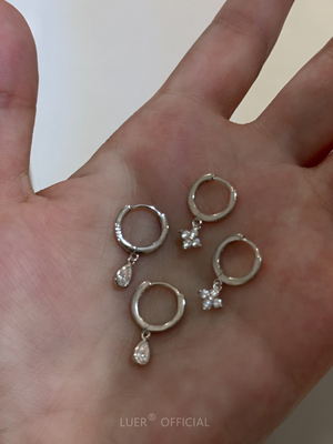 睡觉不用摘系列  推 ! 通体S925银不褪色！mini闪钻气质养耳耳扣