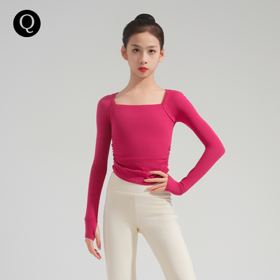 青青之舞长袖T恤修身短款