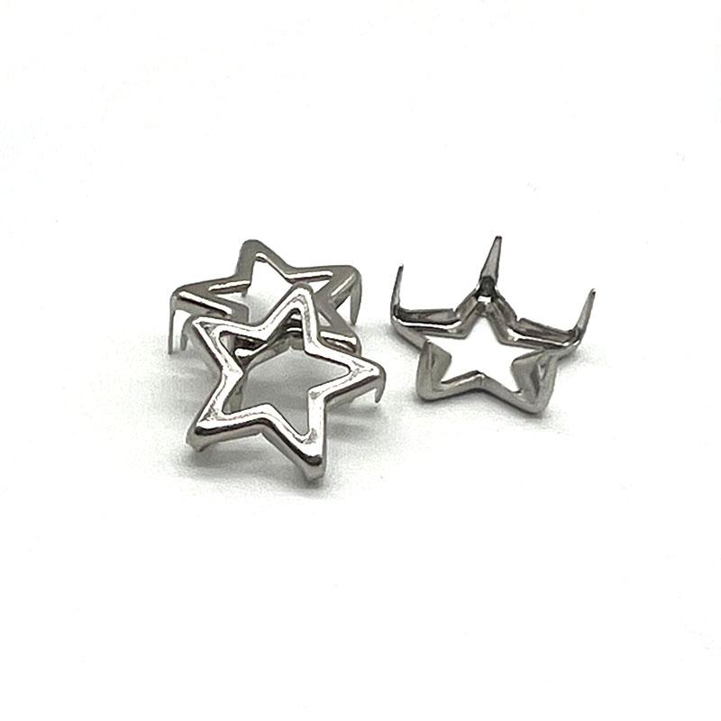 12mm镂空五角星金属铆钉