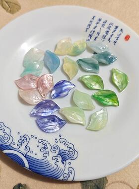 醋酸树叶发簪材料古风饰品配件