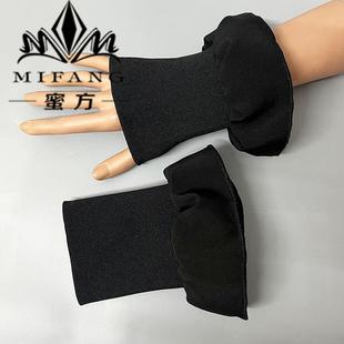 通用防风寒羽绒服弹力袖 套加长接边松紧 口脚口防脏罗纹保暖棉服袖