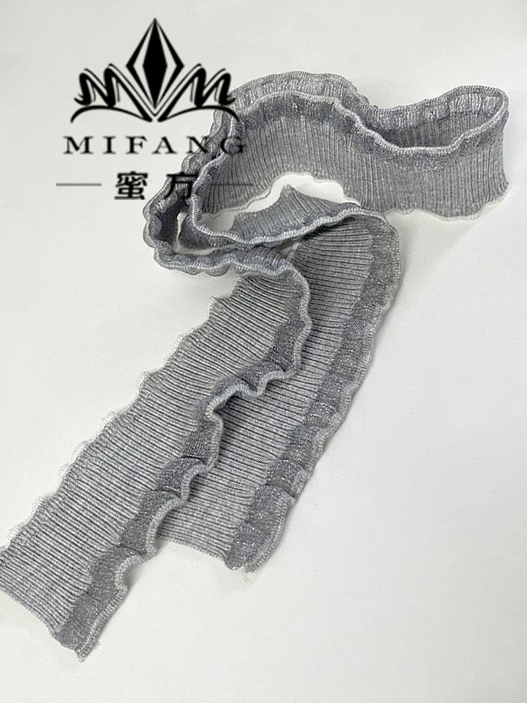 AUTUMN AND WINTER STRETCH BLACK SMALL WOOLEN FALSE COLLAR FALSE SLEEVE MATERIAL FASHION DIY WARM CUFFS KOREAN VERSION RUFFLE WHITE