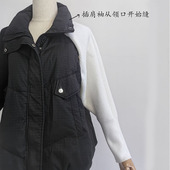 假袖 子秋冬长款 半成品加厚宽毛线插肩袖 毛线针织蝙蝠袖 接无袖 外套