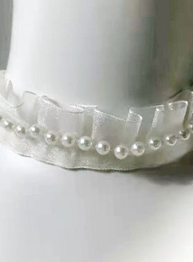 项链白色蕾丝短款个性学生百搭