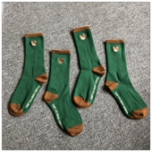 CFG音乐节限定刺绣袜 一双 男女短棉袜纯色薄 Golf wang 包邮 潮袜