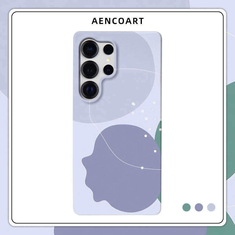 「遇见系列蓝莓」适用三星GalaxyS26Ultra手机壳S25u半包磨砂硬壳S24+保护套plus全包肤感原创简约艺术ins风