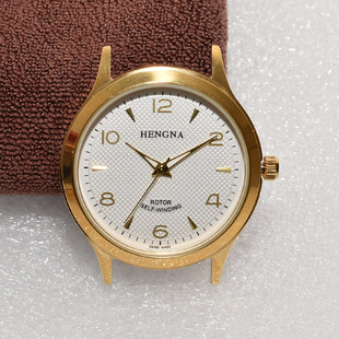 男士全钢表头数字表盘2035机芯无日历手表亨纳条钉刻度盘手表配件