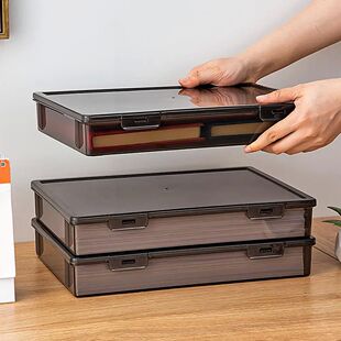 1Pc Document Organizer Box Household Certificate File A4 Box