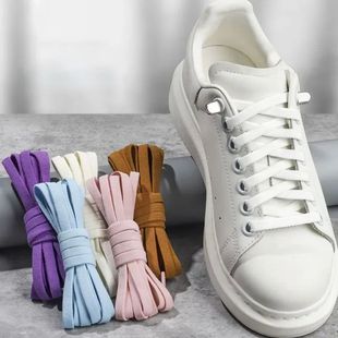 Flat Elastic Shoe Laces Sneakers No Tie Shoelaces for Shoes