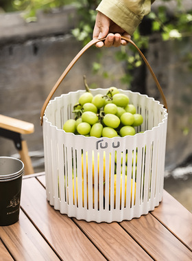 Handbag, umbrella, basket, outdoor camping, storage basket