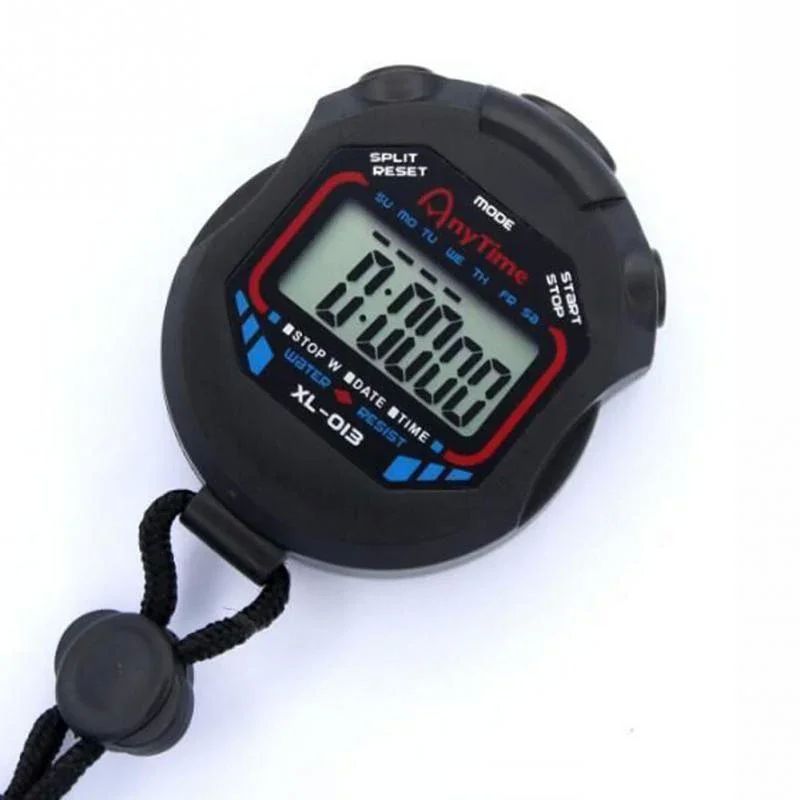 Waterproof Chronometer Handheld Pocket Stopwatch Professiona