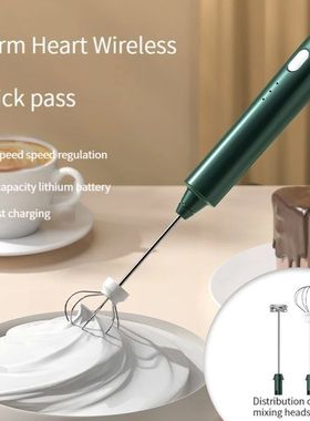 1 PC USB Rechargeable Handheld Egg Beater 3 Speeds Electric