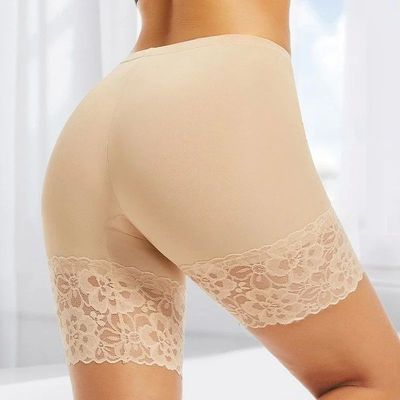 Women Lace Edge Shorts Pants Underwear Safety Pants High Wai